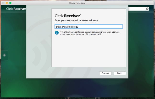 citrix receiver for mac setup url generator
